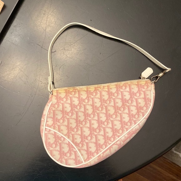 Handbags - Pink Dior Oblique Saddle bag